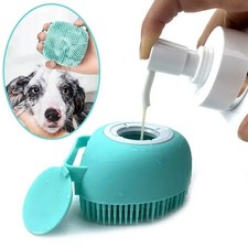 Pet Bath Massage Glove Silicone Brush for Dogs Cats Puppy Grooming Tool Soft