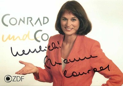 Susanne Conrad ZDF autograph card Conrad and Co signed