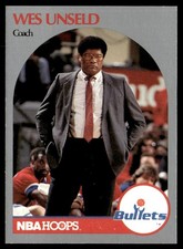 1990-91 Hoops Wes Unseld Washington Bullets #331