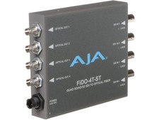 AJA FIDO-4T-ST-R0 SDI Fiber Transmitter 4-Channel 3G-SDI / 10km