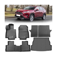 TPE Automotive Floor Mats  Cargo Liner Custom for Toyota Rav4 2019-2025 Inc...