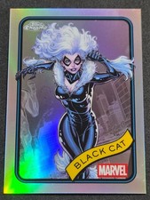2025 Topps Chrome Marvel, Black Cat, Base Refractor # 106