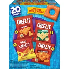 Cheez-It Variety Pack Cheese Crackers, Baked Snack Crackers, 20 Count