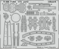 Eduard Accessories 73666 1:72 - F-35A For Academy - Neu