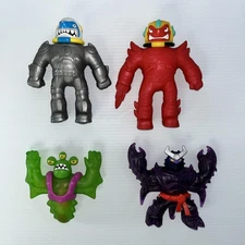 Heroes Of Goo Jit Zu Lot 4 Moose Monster Action Figures Squishy Stretchy Toys