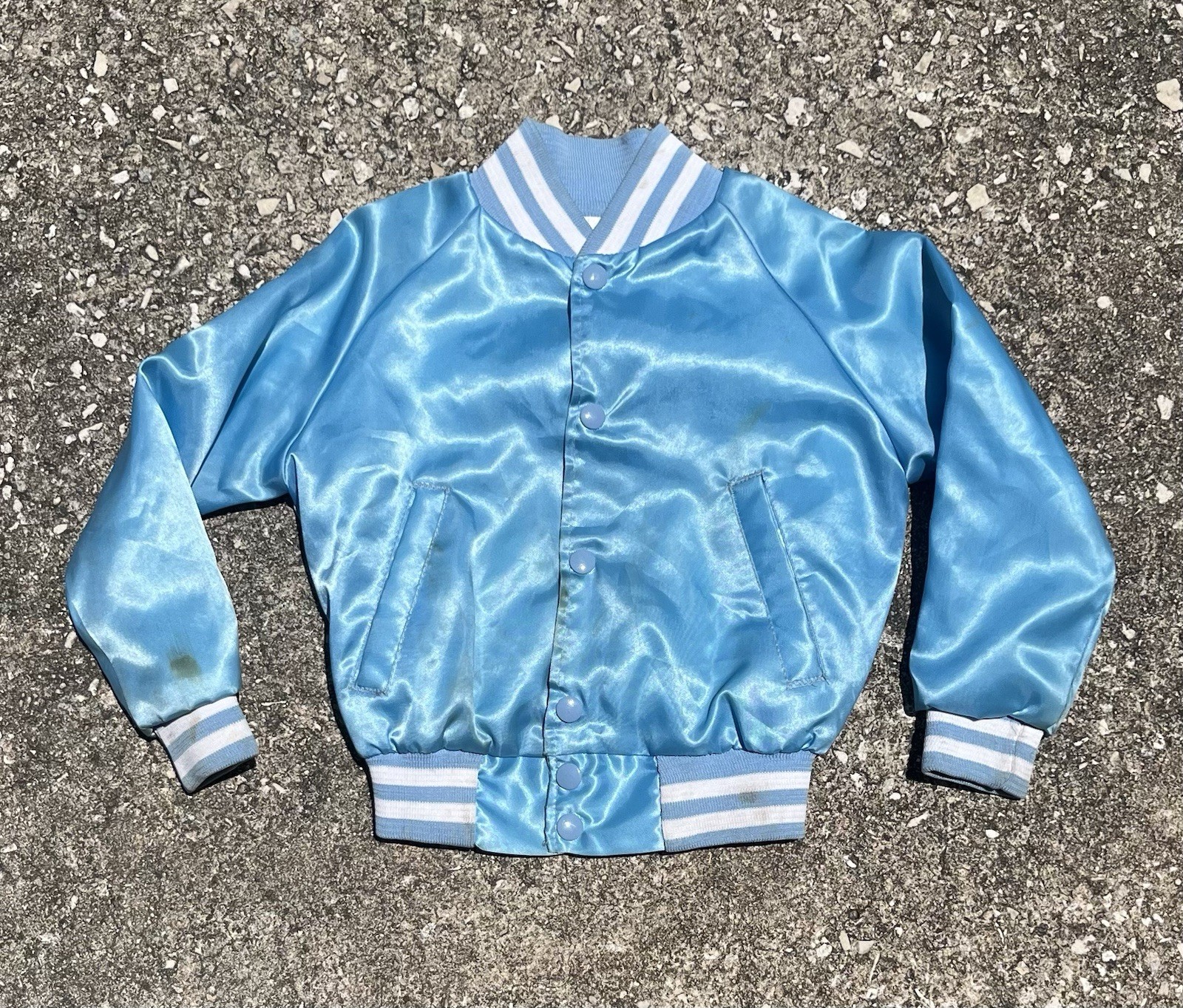 RARA giacca raso vintage anni 80 bambini taglia 2 4 Conway Twitty fila musicale Nashville TN