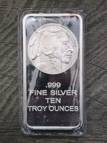 10 oz Buffalo Sealed Silver Bar .999
