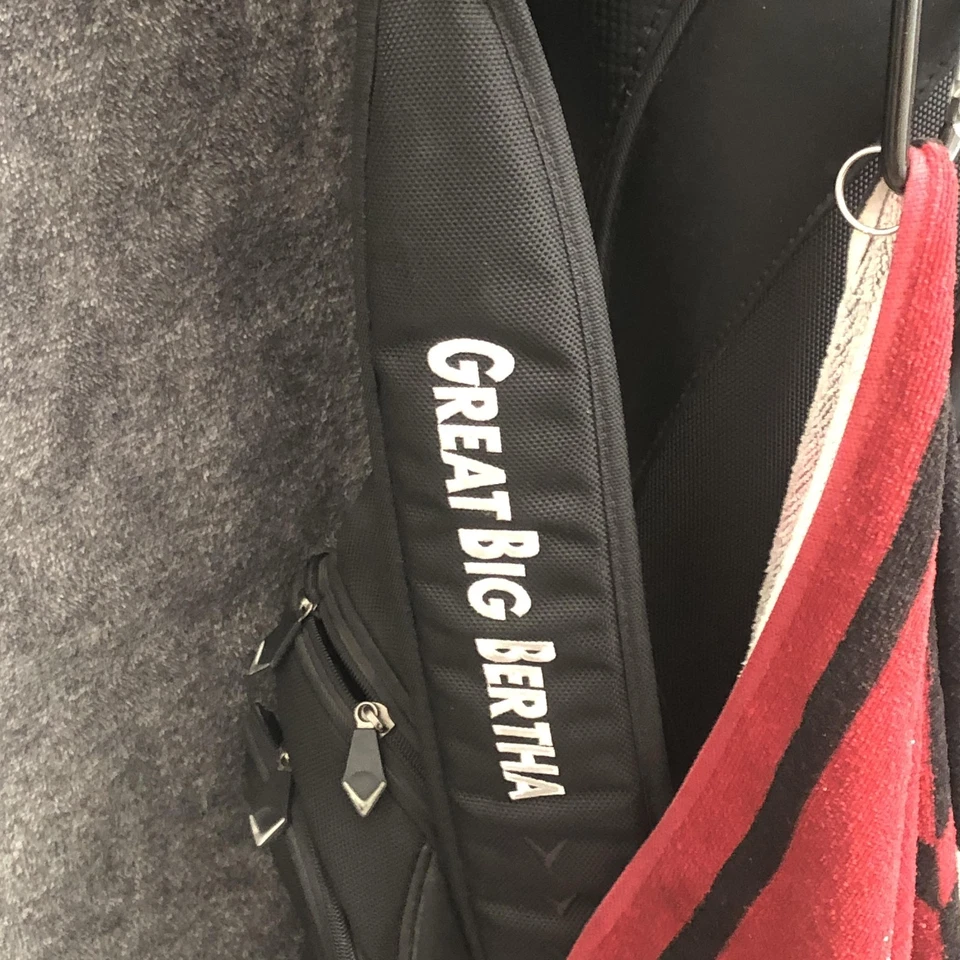 Callaway Great Big Bertha Cart Bag Black w/ Select Edition Clubs Set Spalding - Image 3 of 4