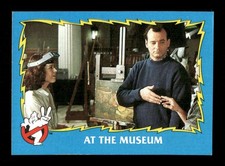 1989 Topps Ghostbuster II 46 At the Museum Bill Murray Sigourney Weaver BXCP44