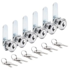 Uenhoy 6 Pack Cam Locks, Keyed Alike - 3/4" 20mm Set for Drawers, Mailbox, ...