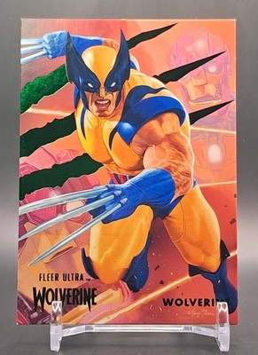 2023 Fleer Ultra Wolverine Green Foil Wolverine #1