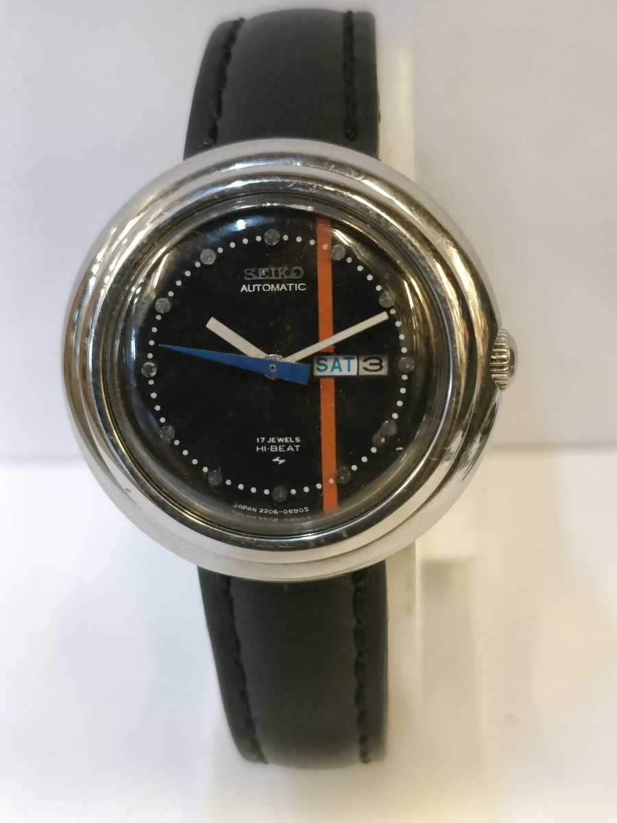 SEIKO AUTOMATIC HI-BEAT 17J BLACK DIAL 2206-0400 JAPAN WOMEN'S