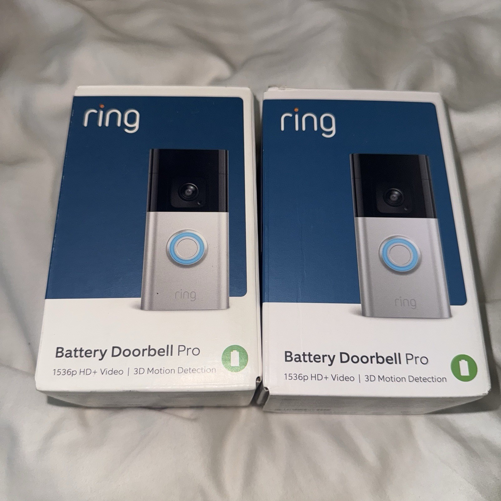 Ring Battery Doorbell Pro – Smart Wi-Fi Video Doorbell 2-Pack-image