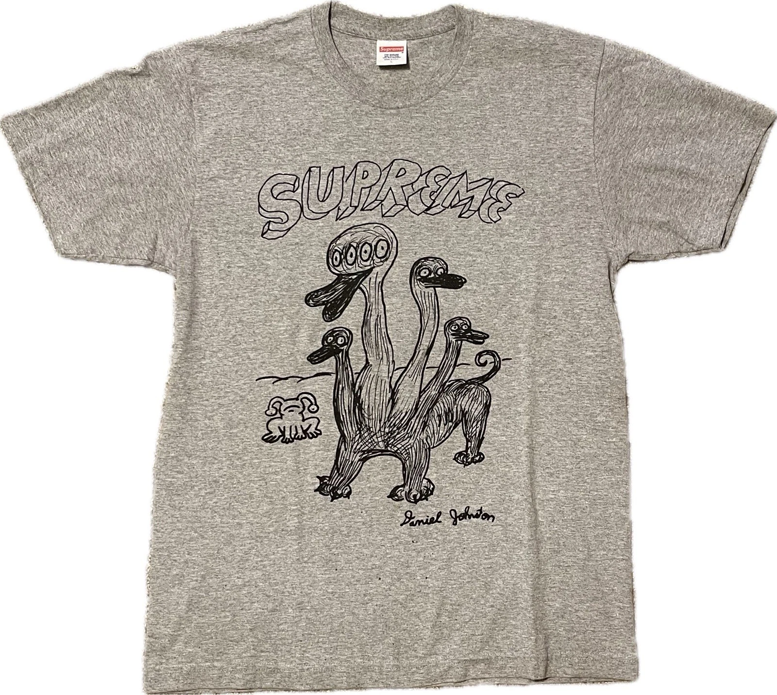 Chemise Supreme Daniel Johnson Duck 2015 grise grande taille