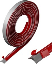 158 Inch Gray Flexible Quarter Round Molding TrimPeel and Stick Self Adhesive