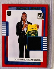 2025 Panini Donruss WNBA ROOKIE JERSEY Dominique Malonga RC 🏀 NEW Protector