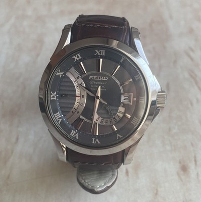 SEIKO Premier Kinetic Direct Drive 5D44-0AD0 men's Watch for repair or parts