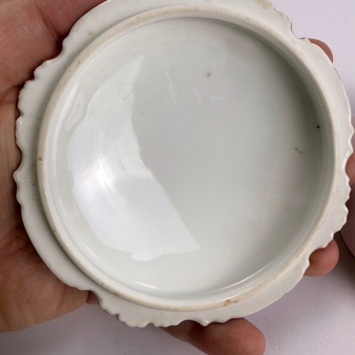 antique Limoges porcelain powder jar or trinket box - Picture 5 of 9