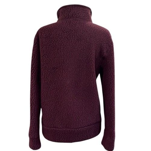 Champion Todd Snyder Full Zip Polartec Fleece Jacket SZ M Burgundy Maroon - Picture 3 of 5