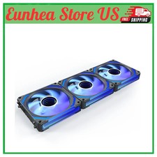 AsiaHorse COSMIQ 120mm RGB Case Fan 3 Pack Infinity Mirror PWM Daisy Chain 20...