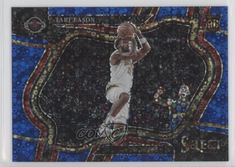 2022-23 Panini Select Courtside Blue Disco Prizm 3/25 Tari Eason #278 rf2