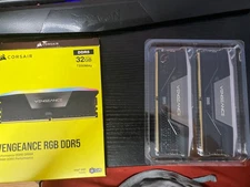 CORSAIR VENGEANCE RGB 32GB (2 x 16GB) PC5-41600 (DDR5-5200)  (It's 7200 MHz)