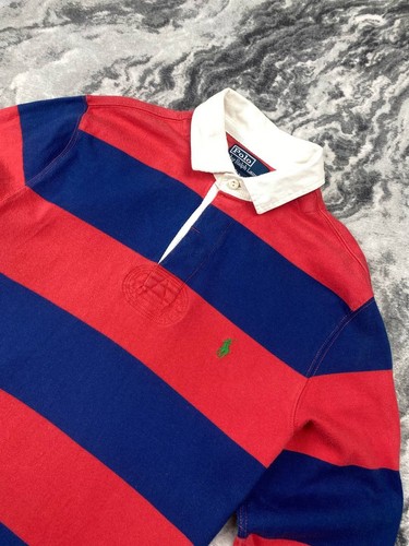 Vintage Polo Ralph Lauren Rugby Shirt Long Sleeve Striped Men Size M by Ralph Lauren, Size M, $70 - Photo 2