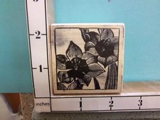 Magenta Star Flower Impression 19006 I rubber stamps 19O