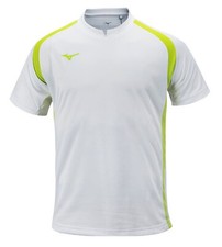 Mizuno Men Summer S/S T-Shirts Jersey Training White Top Tee Shirt P2MA8K0501