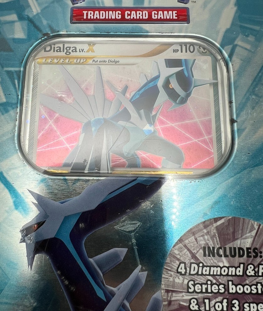 402850) Pokemon 2008 Dialga LV.X Diamond & Pearl Collectors Tin
