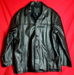 j crew black leather jacket