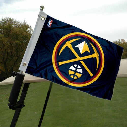 Denver Nuggets Small Mini Boat and Cart Flag - Picture 3 of 6