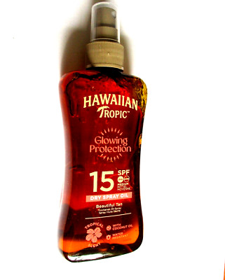 Hawaiian Tropic Island Glow Protective Dry Spray Öl/Nebel LSF15 200ml (9991)