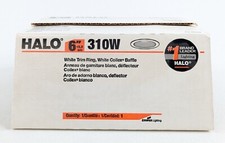 Halo Recessed Ceiling Light Trim White 6in x 7.25in OD Model 310W