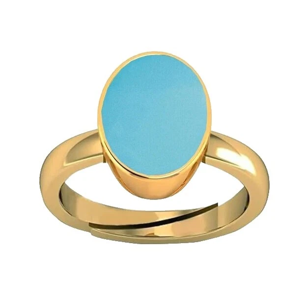 Turquoise Brass Fashion Rings