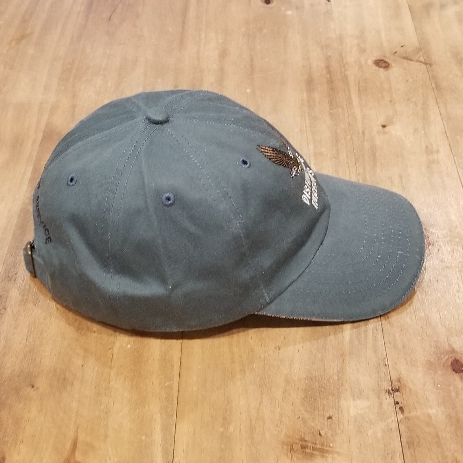 Distinctive Threads Eagle Hat Cap Strap Back Gree… - image 4