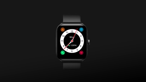Montre Connectée 1.95'' pour Femme/Homme, Fitness Tracker avec Réponse/Faire Appels IOS - Vidéo 1 sur 1