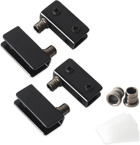 Glass Door Pivot Hinge 4 PCS Stainless Steel 5-8mm Rust-Resistant Easy Install - Picture 3 of 8