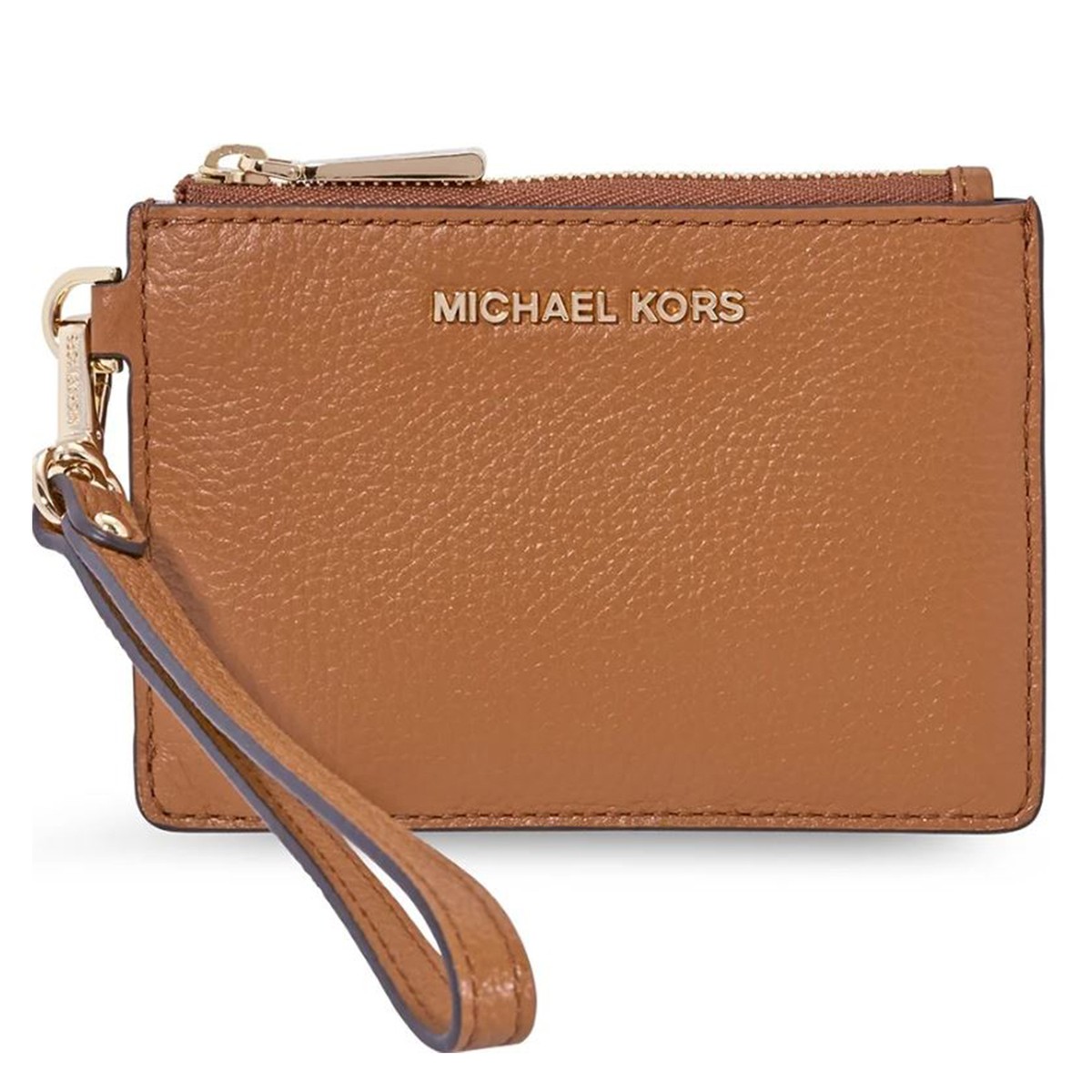 Michael Kors Mercer Leather Coin Purse (Acorn) 32T7GM9P0L-203