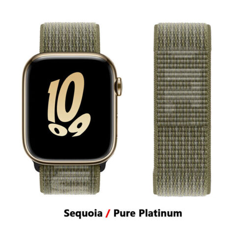 Accesorios de correa de bucle para Apple Watch Ultar 8 7 6 5 SE 4 iWatch correa de nailon suave - Imagen 129 de 133