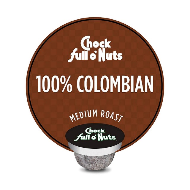 Chock Full O' Nuts 100 Colombian Coffee 18 to 144 Keurig K cups Pick