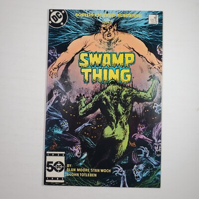 DC Comics Saga of the Swamp Thing #38 VF Key Issue 3rd Appear John Constantine