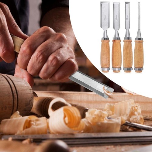4Pcs/set Manual Woodworking Gouges Tool Set Tool Chisel Carpenters | eBay
