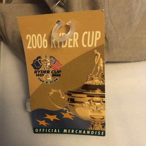 2006 Ryder Cup Hat NWT Golf Hat Baseball Cap Tan Lite Suede - Picture 5 of 6