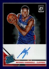 2019-20 Donruss Optic #159 Mfiondu Kabengele Rated Rookies Signatures Purple