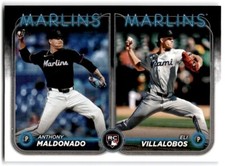 2024 Topps Update Eli Villalobos / Anthony Maldonado Miami Marlins #US305