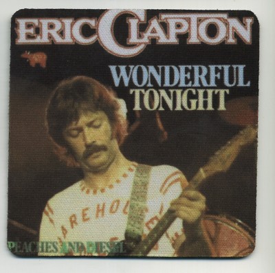Eric Clapton - Wonderful Tonight Record Album COASTER - Rock
