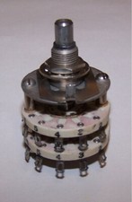 *NOS Mil-Spec OAK 9 position 2 pole Rotary Swich with Ceramic Wafers.