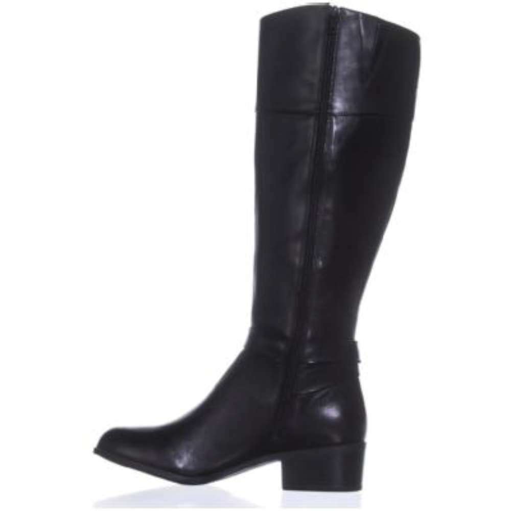 Alfani para mujer berniee Cuero Cerrado toe Rodilla Alta Moda, Negro, zglt Alfani para mujer berniee Cuero Cerrado toe Rodilla Alta Moda, Negro, zglt