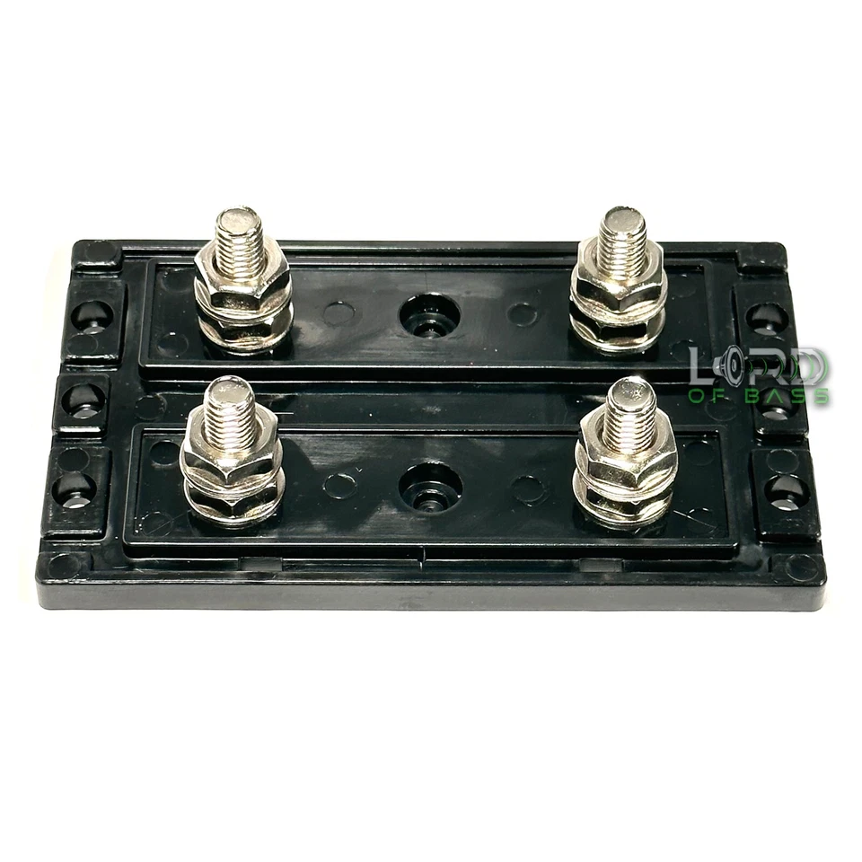 Lord of Bass Doble ANL Portafusibles Anillo Terminal Doble Calibre 1/0 O Calibre 4 Foto 3 de 4